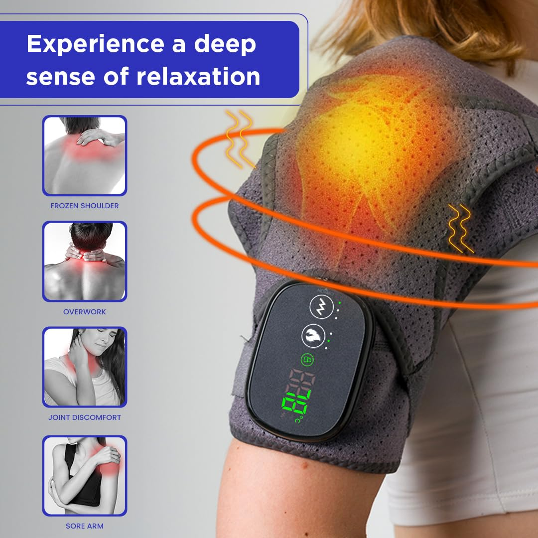 Heated Shoulder Pain Relief Massager