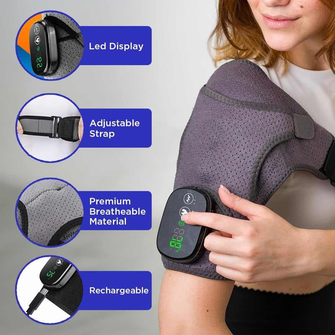 Heated Shoulder Pain Relief Massager
